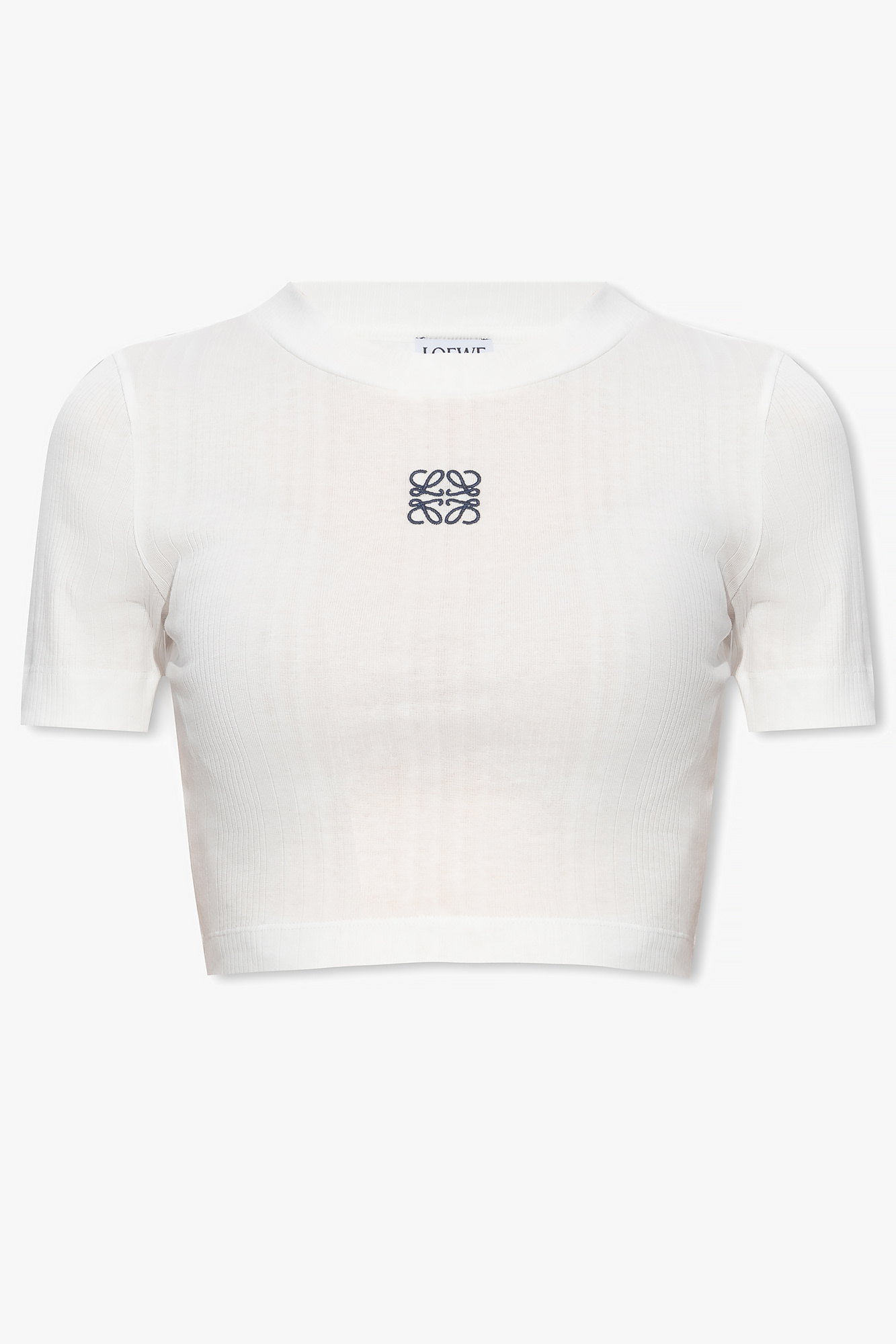 SchaferandweinerShops France - White loewe anagram leather SchaferandweinerShops France - White loewe anagram leather